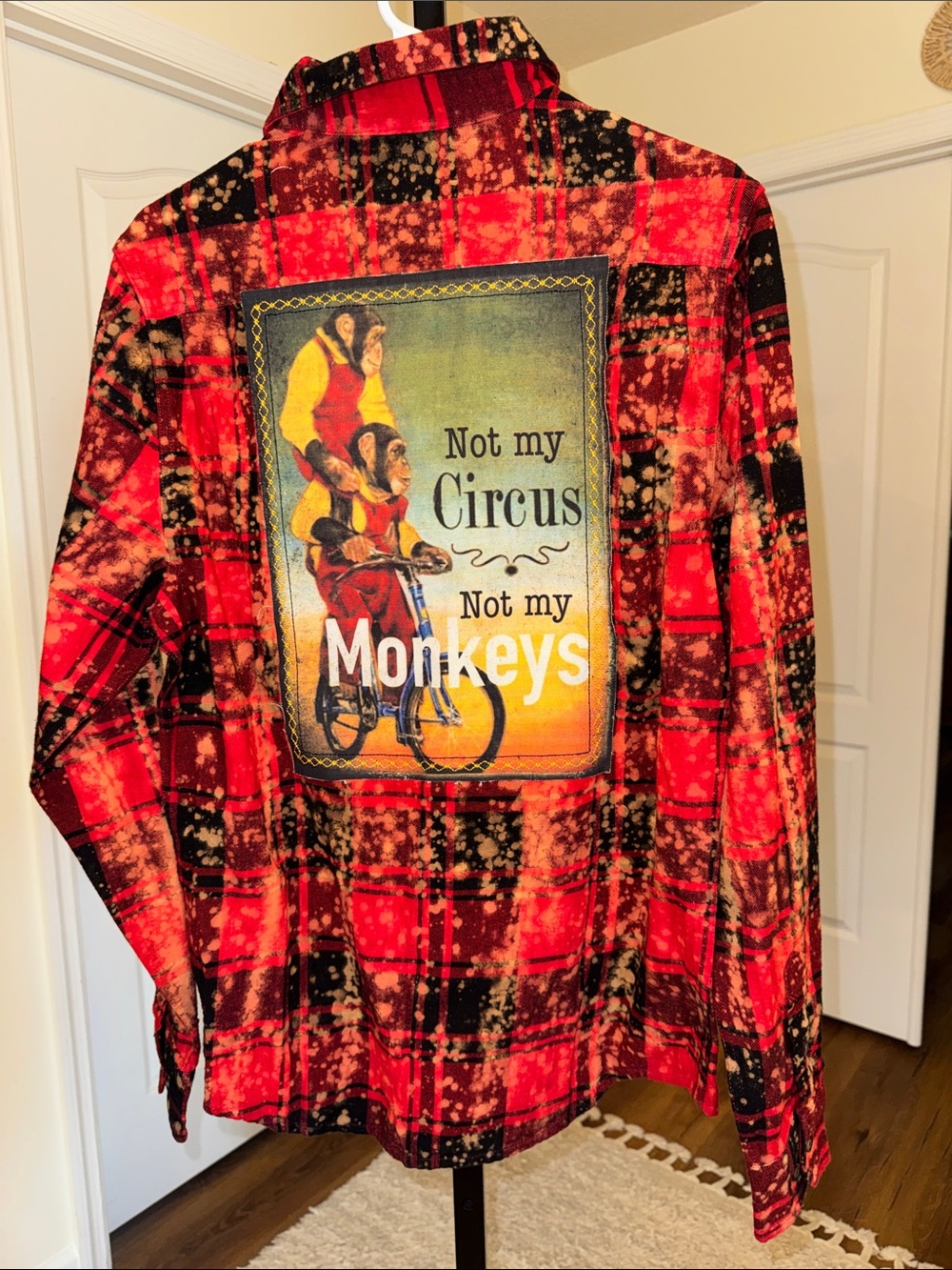 Angry Minnow Flannel Shirt - Size S NWT